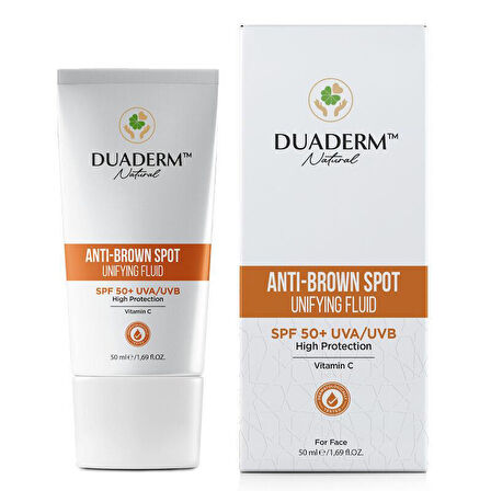 DUADERM ANTİ BROWN SPOT 50 ML YÜZ SPF 50