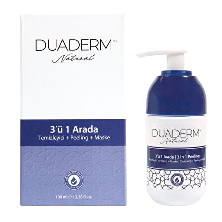 DUADERM CILT TEMIZLEYICI PEELING MASKE 3' Ü 1 ARADA 100 ML