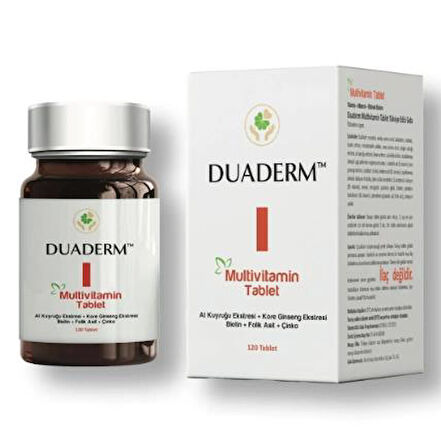 DUADERM MULTİVİTAMİN TABLET 120 ADET