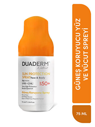 DUADERM YÜZ VE VÜCUT GÜNEŞ SPREY 50 SPF 75 ML