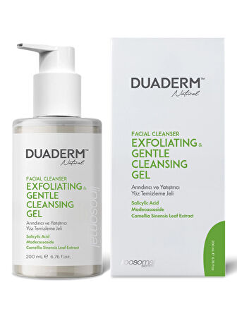 DUADERM FACIAL CLEANSER ARINDIRICI VE YATIŞTIRICI YÜZ TEMİZLEME JELİ 200 ML