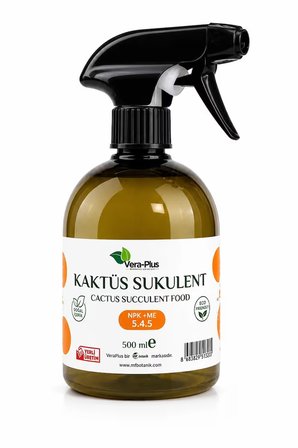 Vera Plus Kaktüs Sukulent Besini Yaprak Gübresi 500 Ml