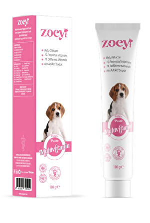 zoey yavru köpek vitamin 100 gr