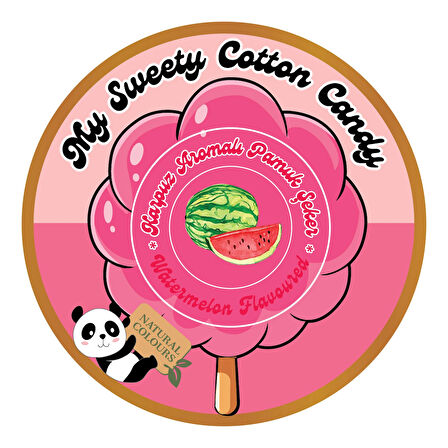 KARPUZ AROMALI 12'Lİ GURME PAMUK ŞEKERLER