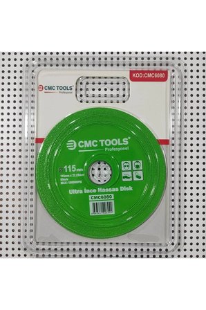 Ultra İnce Hassas Disk Kesici Daire Testere Cam-Porselen-Granit-Şişe-Elmas-Fayans 115x22mm Cmc6080