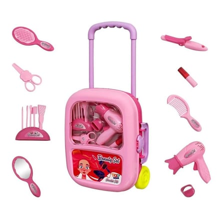 15 Parça 31 cm Valizli Güzellik Seti 0083