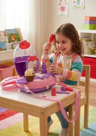 Elif’in  Sırt Çantalı Güzellik Çantası  - Aksesuarları ile 