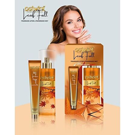 Ostwint Body Mist Fragrances Leaf Fall+ 50 ml Body Lotion ( Gift) 8683835159598