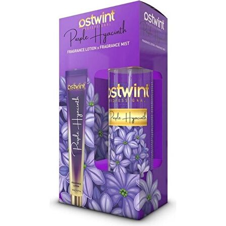 Ostwint Fragrance Lotion 50 ml x Fragrance Mist 200 ml Purple Hyacinth