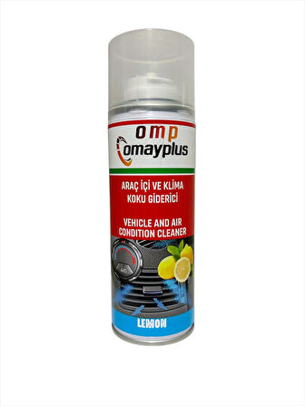 OMP OMAYPLUS ARAÇ İÇİ VE KLİMA BOMBA KOKU LİMON GİDERİCİ 200 ML