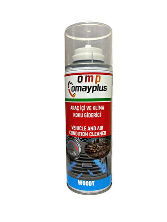 OMP OMAYPLUS ARAÇ İÇİ VE KLİMA BOMBA KOKU ODUNSU GİDERİCİ WOODY 200 ML