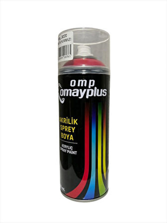 OMP OMAYPLUS 3020 TRAFİK KIRMIZI SPREY BOYA 400 ML  ​