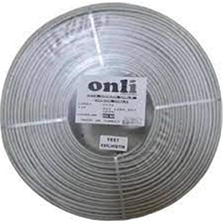 Onli ON-4150 4+1 1x0,50 mini Coax 2x0,22mm 2x0,50mm 250 metre CCA Kamera Kablosu