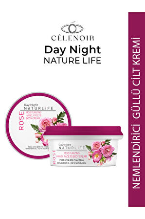 Celenoir Day & Night El Ve Vücut Kremi | Gül Özlü Günlük Bakım | 50ml