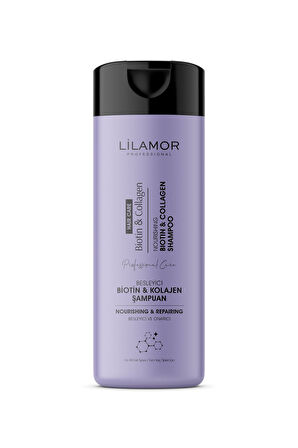 Lilamor Biotin ve Kolajen Saç Dökülmesine Karşı Hızlı Sac Uzatan Onarıcı Besleyici Şampuan 400ml