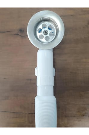 Duş Teknesi Sifonu Duş Trobleni Körüklü Duş Sifonu Baş Yükseklik: 9 Cm Çıkış Yeri : 3 Cm