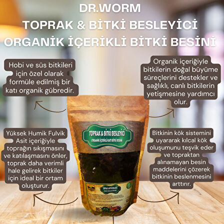 Toprak & Bitki Besleyici Organik Içerikli Katı Bitki Besini 1250 ml