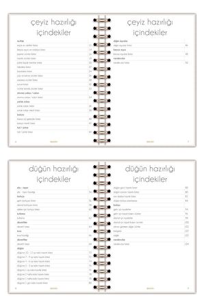 Modern Evlilik Planlayıcım - Çeyiz Defteri ve Düğün Planlayıcı - Söz Nişan Yapılacaklar Listesi