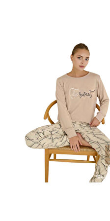 Seamlife Kadın Kışlık Termal Uzun Kollu Pijama Takımı