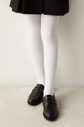 Kız Çocuk Pretty Warm Beyaz Külotlu Çorap