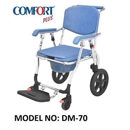 Comfort Plus DM-70 Banyo Sandalyesi Tekerlekli