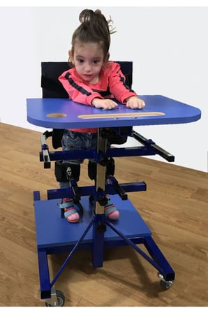 Ayakta Durma Masası Sehpası Gövde Destekli - Medıum= Kullanıcı Boyu: 120-150 Cm