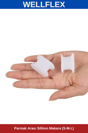 Parmak Arası Silikon Makara Small (Küçük) 1 Çift