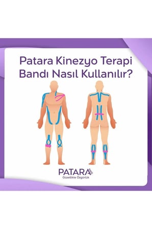 Well Lacivert Spor Ve Terapi Bandı, Sport Tape Tape, Sporcu Kas Ağrı Bandı