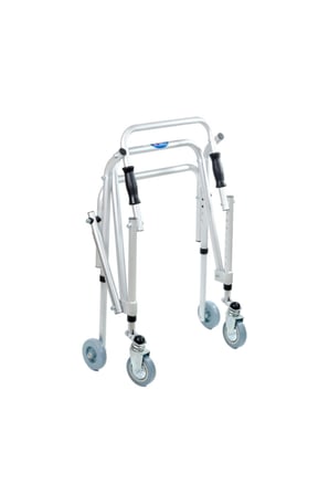 Alüminyum Pediatrik Çocuk Dört Tekerli Ters Walker Ky963l