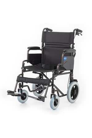 Transfer Tekerlekli Sandalye | Refakatçi Frenli, Patlamaz Tekerlekli DM-327 Mini 50cm