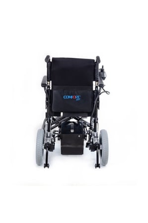 Akülü Sandalye Siyah | 340W Motor,Katlanır Çelik Şase,120kg Taşıma Kapasiteli Escape LX