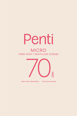 Penti Kadın Mikro 70 Dizaltı Çorap