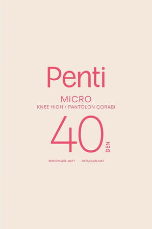 Micro 40 Siyah Pantolon Çorabı