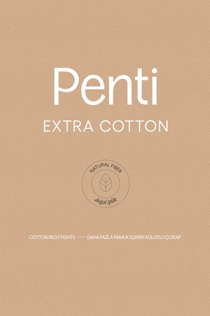 Extra Cotton Siyah Külotlu Çorap