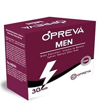 Opreva Men L-Arjinin L-Karnitin Ginseng Epimedium İçeren 30 Saşe