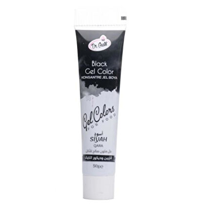 DR GUSTO TÜP JEL GIDA BOYASI SİYAH - 50 GR