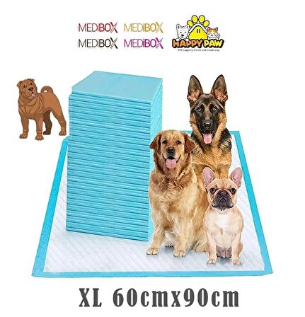 Kedi & Köpek Tuvalet Eğitim Pedi 60cm x 90cm 30'lu Paket