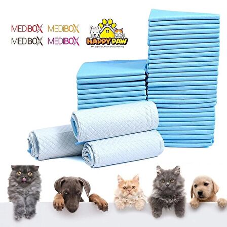 Kedi & Köpek Tuvalet Eğitim Pedi 60cm x 90cm 30'lu Paket - 6 ADET