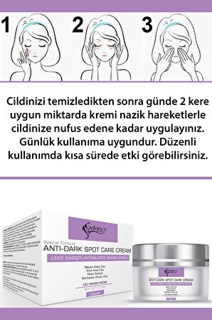 Geçmeyen Lekeler İçin Ve Cilt Leke Karşıtı Aydınlatıcı Krem 50 Ml