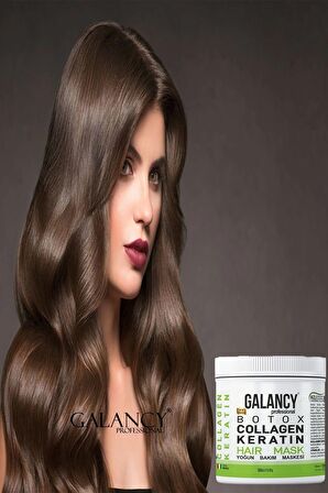 Professional Collagen&keratin Botox Saç Maskesi Düzleştirme Dökülme Karşıtı Bakım Onarım 500 ml