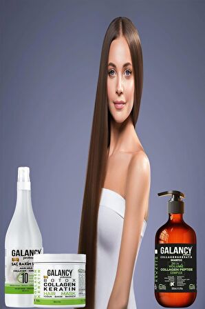 Professional Collagen&keratin Botox Saç Maskesi Düzleştirme Dökülme Karşıtı Bakım Onarım 500 ml