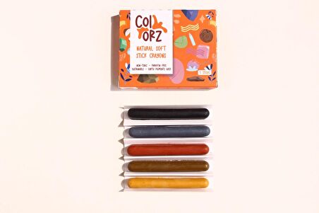 Colorz 5'li Yumuşak Pastel Boya Kalemi Seti
