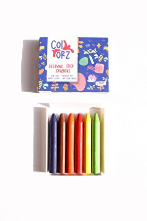 Colorz 6'lı Kalem Balmumu Pastel Boya Seti