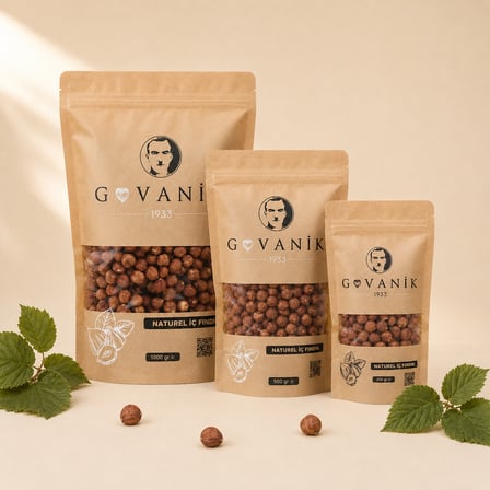 NATUREL İÇ FINDIK 500 GR