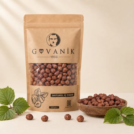 NATUREL İÇ FINDIK 500 GR