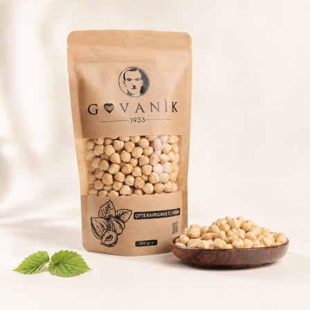 ÇİFTE KAVRULMUŞ İÇ FINDIK 500 GR