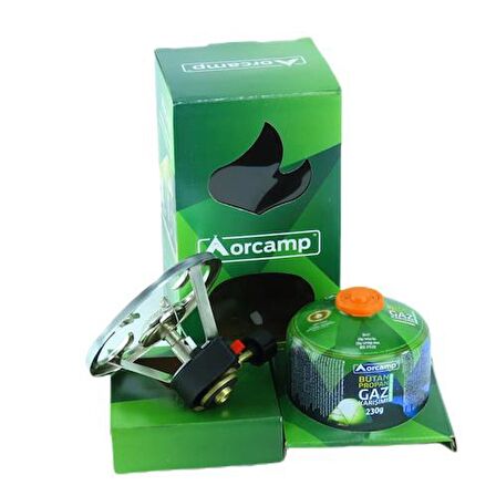 ORCAMP Siboplu Çakmaklı Kamp Ocak 230 Gram Tüplü Set