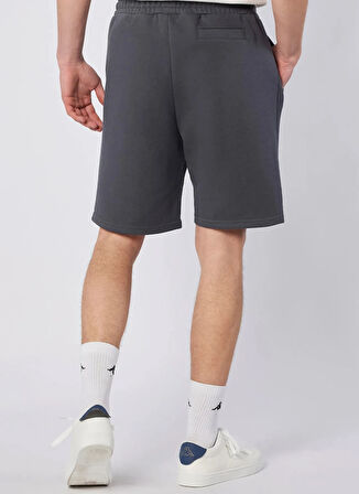 Kappa 351T11W-A3Q AUTHENTIC ELI Antrasit Lastikli Bel Regular Fit Düz Erkek Şort