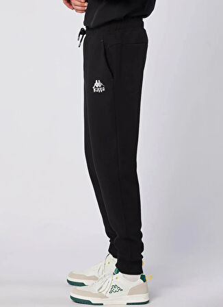 Kappa 311P25W-005 FABIO PANT Siyah Lastikli Bel Regular Fit Düz Erkek Eşofman Altı