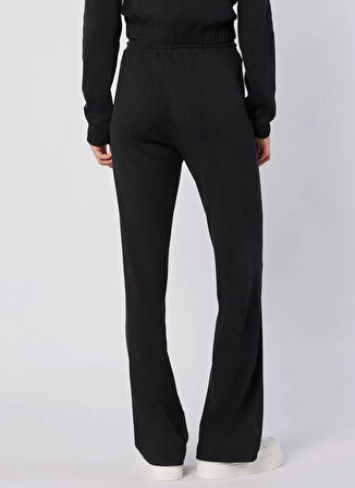 Kappa 311R3LW-005 LEDA PANT Siyah Lastikli Bel Comfort Fit Düz Kadın Eşofman Altı